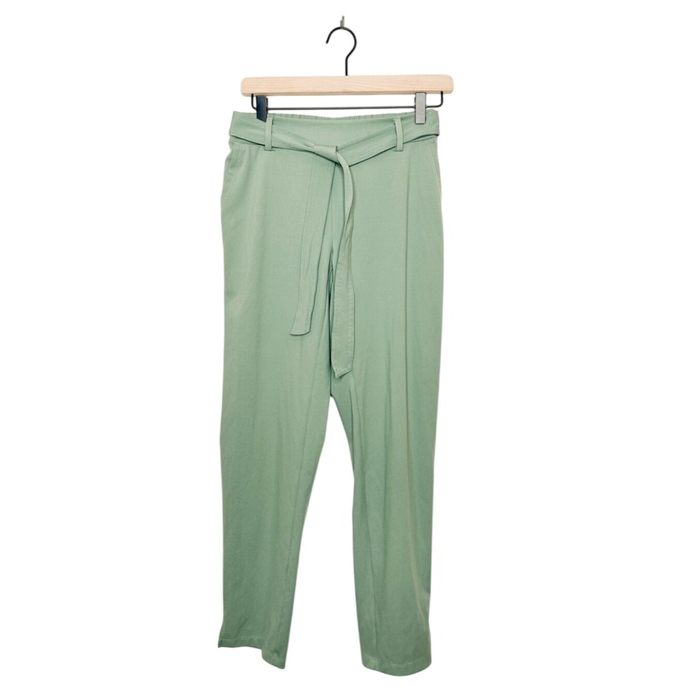 Rachel Zoe Business Casual Slim Leg Pull On Pants Pastel Green XS